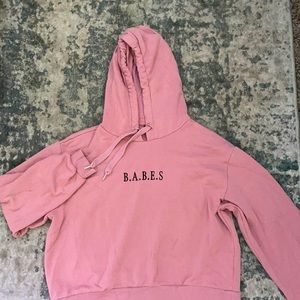 Pink hoodie, super cute! Size Medium, from H&M